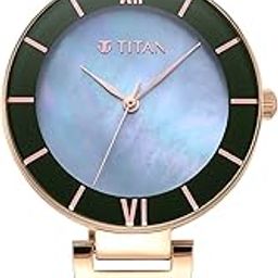Purple Ceramics Green Dial Steel & Ceramic Strap Analog Watch for Women-NS95216KD01-image-84
