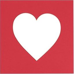 12x12 Mat Bevel Cut for 8x8 Photos - Precut Cardinal Red Heart Shaped Photo Mat Board Opening - Acid Free Matte to Protect Your Pictures - Bevel Cut for Family Photos, Pack of 1 Matboard Show Kit With-image-50