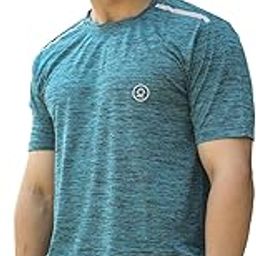 CHKOKKO Men's Round Neck Regular Dry Fit Gym Sports Regular Fit T-Shirt-image-113