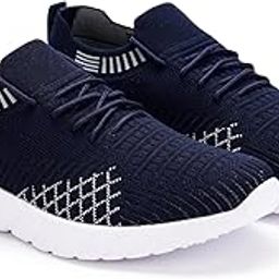 Step Next-Men's Lightweight Lace-Up Shoes – Breathable Mesh, Memory Foam Insole, Shock Absorbent, Comfortable Walking Sneakers-image-96