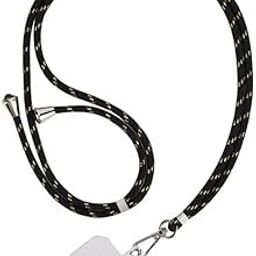 Finzatik Cell Phone Lanyard, Universal Mobile Holder Lanyard, Crossbody Lanyard with Adjustable Nylon Neck Strap Compatible for Every Mobile Phone, Phone Lanyard, Phone Lanyard Crossbody(Black)-picture-19