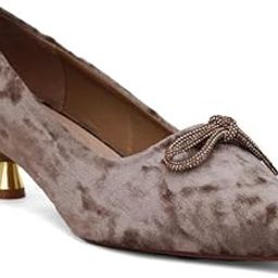 Shoes Casual Solid Pumps Kitten Close Back Heel-image-5