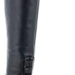 Women’s Rover Tall, Synthetic Leather, All-Weather, Water-Resistant, Comfortable Classic British Horse Riding Field Boots with Laces and Rear Zipper - Black, US Size 7.5 Medium-21