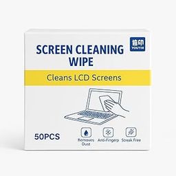 UDHVREKH Smartphone Wipes 50 Count - Pack of 1 Perfect Screen Cleaner for Smartphones, Mobile Phone, Laptops, Tablets, TVs, Sunglasses, Camera Lens and Other Screen Devices-picture-22