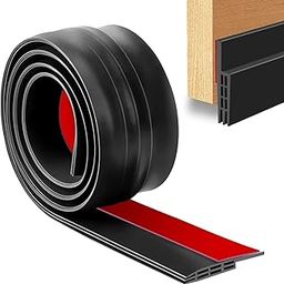 HGC Door Draft Stopper Under Door Draft Blocker Insulator Door Sweep Weather Stripping Noise Stopper Strong Adhesive 39" Length-image-69