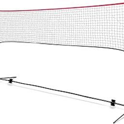 Hacer 4.2M Badminton Net with Foldable Stand Poles & Carry Bag for Outdoor Indoor Backyard School Beach Garden Volleyball and Tennis-16