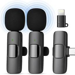 BOVTY Omnidirectional Lavalier Wireless Microphone for Type-C Android & iPhones, Noise Reduction Lapel Mic for Youtubers, Video Recording, Facebook Live, and Streaming-29