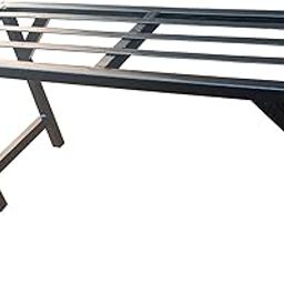 A One Single Step Pot Holder/ 1 Step Plant Stand, Garden Bench,Iron Bench for Roof and Outdoor 32 Inch (Black)-9
