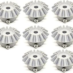 INVENTO 8pcs 3D Printed Plastic Bevel Gear 14 Teeth (38mm dia), 10mm Width, 5mm hole, 2.5 Module for DIY Projects-image-16