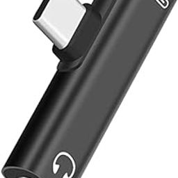 REDWIND 2in1 Splitter USB C to 3.5mm AUX Headphone & Type-C Charge Port Compatible with One Plus 12/11/10/9/8/7/6 Nord 2 CE 4/3/2 Samsung Galaxy S25 S24 S23 S22 S21 S20 Note 20 10 9 All Model-16