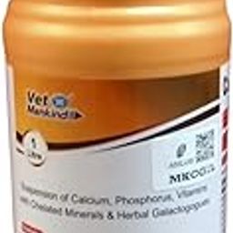 Mankind Calcimust Gold (1Ltr) Suspension of Calcium,Phosphorus,Vitamins with chelated Minerals & Herbal Galactogogues in Mango Flavour-image-58