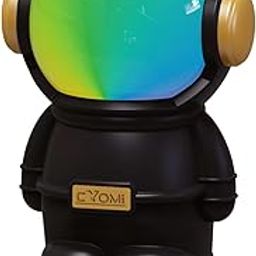 CYOMI Astronaut Bluetooth Wireless Speaker with RGB Lights | 8W Stereo Output | Portable Space-Themed Design | Compatible with All Devices – Speaker Bluetooth Wireless for Home & Travel (Balck)-27