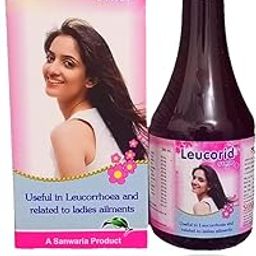Ayurvedic LEUCORID SYRUP for Leucorrhoea, Irregular Periods, Painful Menstruation, Estrogen Hormone, Infections, Pelvic Pain and Weakness In Women | With 20 Tablets FREE| PACK OF 1 (200 ML)-image-24