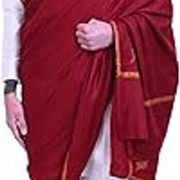 Men's Kashmiri Hand Embroidered Pure Wool Shawl-image-41