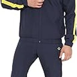 Carboxy - 2 Track Suit/Sportswear Regular Fit Track Suits/Athletic Gym Running Jogging Suit Set (Black/Dark Grey/White, L)-13
