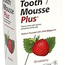 GC Tooth Mousse Plus Strawberry Flavour, Topical Dental Creme with Calcium, 40g-19