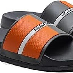 Men’s Slider-71 Slippers | Soft Cushioned Stylish Strap | Anti-Slip Sole | Lightweight Slides for Indoors & Outdoors-image-17