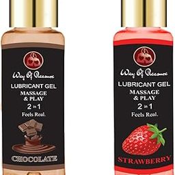Chocolate & Strawberry Water Washing Based Gel With Two Different Fragrance Pack Of 2-17