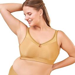 Women's Everyday Fashion Bra - Full Support, Non-Padded, Non-Wired, Full-Coverage, Mesh Panels with Super Lift and Jiggle Control-1