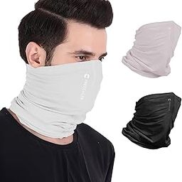 Unisex Bamboo Plain Bandana, Anti Microbial Super Soft & Comfort Fit, Breathable Multipurpose Headband, Face Mask for Dust Protection-Pack of 3-100% Try On Guarantee - Made in India-18