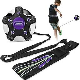 Soccer Training Equipment, Solo Soccer Kick Trainer for Kids Adults Volleyball Practice Aid Bungee Waist Belt (Purple)-image-30