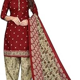 Maroon Cotton Printed Ready to Wear Patiala Salwar Suit (Readymade_RW4088-P)-picture-24