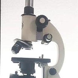 ISKO® IS-02 Student Compound Biological Triple Nose Microscope with LED Light and 50 Microscope Plain Slides and 5 Prepared Slides-30