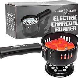 Electric Charcoal Burner, 500W Fast Heating, Stainless Steel Hot Plate, Charcoal Starter Stove for Indoor/Outdoor Camping Grill BBQ, Overheat Protection-image-78