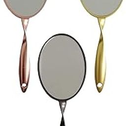 CALANDIS Handheld Makeup Mirror with Handle Vintage Style Decorative for Women Girls Black | Makeup Mirrors | Makeup Tools & Accessories | Makeup-image-65