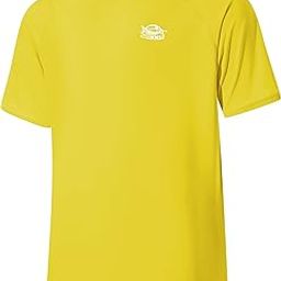 Men's UPF 50+ Sun Protection Shirt Rashguard Swim Shirt Short Sleeve SPF Quick Dry Fishing Shirt-image-100