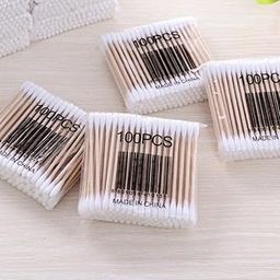 Deepstores Natural & Thick Cotton Ear buds cotton swabs ear cleaning buds (Pack of 600 sticks/ 1200 tips) | Strong Wooden Ear stick, Bamboo Earbuds cotton swabs for cleaning ears | Ear cleaner sticky buds for clean ear wax removal-48