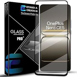 EITANSHA CREATION Edge to Edge Tempered Glass Screen Protector for OnePlus Nord CE 5 5G / OnePlus Nord CE5 5G With Installation Kit (OnePlus Nord CE 5 5G)-image-0
