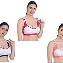 Sports Bra for Girls and Women Daily use Bra Combo Pack of (5)-image-72