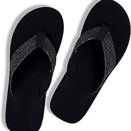 Men’s Black Canvas Slippers with Wave Print – Light, Comfortable, and Washable-40