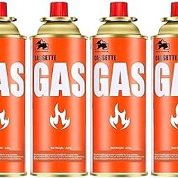 ATS Butane Gas Canister - High-Performance Fuel for Lighters, Small Stoves, Flame Torches, Welding, Soldering, Food Baking, and Burners - Safety Release Device Included Pack 4-picture-21