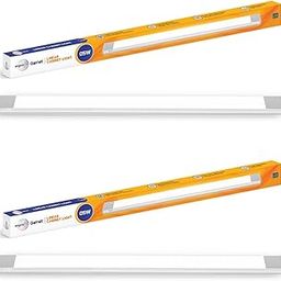 Wipro Garnet Linear under Cabinet Light | Neutral White (4000K) | Comforting Light for home, kitchen, drawing room cabinets | 5w LED Light with surge protection upto 2.5KV | 1FT Light | Pack of 2-25