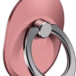 360°Rotation Mobile Stand Finger Ring Holder-stand, Kickstand Hand Finger Grip l For All Android Smart Phones (Light Pink)-16