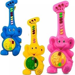 Guitar Musical with Light Toy for Kids Pack of 3 (Colour Send as pr Stock)-image-63