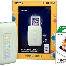 Fujifilm instax Mini Link 3 Smartphone Photo Printer Starter Kit, Green-picture-25