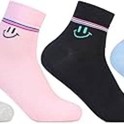 Women Fancy Ankle Length Cotton Sports Socks- Pack Of 4-picture-33