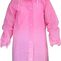 Long Waterproof Rain Coat with Hood, Unisex Adult, Available in Blue, Black, Purple, Yellow, Pink, Grey-image-98