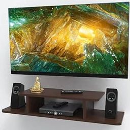 Shoper cart Wooden Wall Mounted Tv Unit Cabinet For Wall, Woodbox, Tv Stand For Wall, Tv Stand Unit Wall Shelf For Living Room (Cb)-picture-21