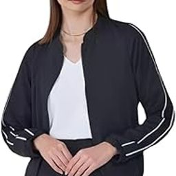 Women's Windcheater Jacket - Lightweight Polyester Zipper Closure | Full Sleeve Jacket For Winter Season| Stylish & Weather-Resistant - N_W-4101_BLACK21-picture-39