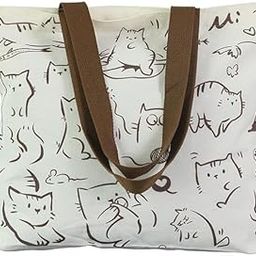Kemart Tote Bag for Women Fashion Corduroy Handbags Casual Hobo Messenger Bag Canvas Bag with pocket (Color_White)-image-44