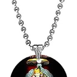 afh Lord Sai Shirdi Aasan Acrylic Pendant with Bead Chain | Spiritual Jewelry-picture-14