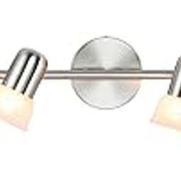 XiNBEi Lighting Path Lighting, 4 Lights S-Shaped Glass Path Light Bar, Modern Kitchen Ceiling Light Bar Brushed Nickel XB-TR1238-4-BN-image-76