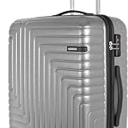Ivy Nxt 79CM Large 4 Spinner Wheels Hard Luggage Polycarbonate Check-in Trolley Bags for Travel with Mounted TSA Lock for Unisex - Silver-13