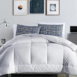 Microfiber Mammayo Razzai Down Alternative Soft Quilted 300 Gsm All Weather Comforter (90" X 100" Inches/228Cm X 254Cm) - Double Bed Comforters|White| TC - 400-image-61