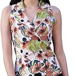 tandul Women's Multicolor Waist Coat With Cotton Blend Multicolor For Women (11153)-picture-23