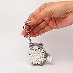 Crochet Cat Keychain-image-8